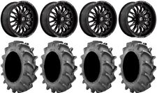 Fuel Arc 20 Wheels Black 35x8.3 Bkt 171 Tires Can-am Defender