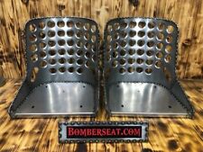 Iron Ace Superlite Rat Rod Seat Bomber Seat - Bare Steel - Sold As A Pair