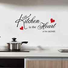 Kitchen Wall Stickers Heart Home Diy Removable Vinyl Decals