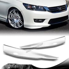 For 2013-2015 Honda Accord 4dr Hfp-style Painted White Front Bumper Splitter Lip