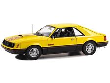 1979 Ford Mustang Cobra Fastback Yellow 118 Diecast Model By Greenlight 13678