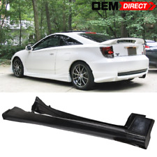 For 00-05 Toyota Celica Vip Style Side Skirts Unpainted Black - Pu