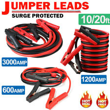 Heavy Duty Jumper Booster Cables Commercial Grade Car Battery Power Jumper 20ft