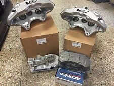 2009-12 Cadillac Cts-v Brembo Silver 6 Piston Front Calipers Gm Pads Pin Kit