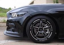 2 Vms Racing V-star Front Drag Race Rims Wheels 18x5 Skinnies For Ford Mustang