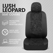 Car Seat Protectors Leopard Animal Print Front Seats Headrests Included