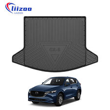 Rear Cargo Liner Tray Fit 2017-24 Mazda Cx-5 Car Trunk Floor Mat Tpe All Weather