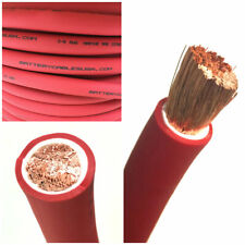 20 Awg 00 Gauge Battery Cable Red By The Foot Ofc Copper Power Wire Made In Usa