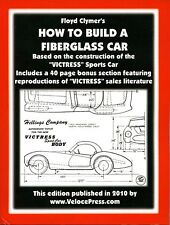 How To Build A Fiberglass Car Book Step-by-stepfor The Home-based Buildernew
