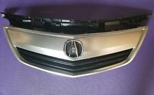 Fits New Acura Tl 12-14 Front Upper Grille Satin Finished W Emblem W Moulding
