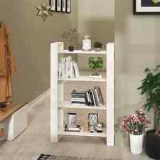 Nnevl Book Cabinetroom Divider White 80x35x125 Cm Solid Wood Pine