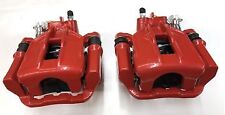 Pair New 94-04 Mustang Cobra Rear Brake Calipers Assembled With Pads Red