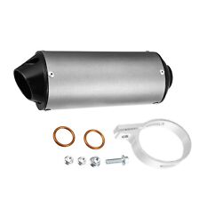 Universal Muffler Exhaust Pipe System Kit 28mm For Motorbike Dirt Bike