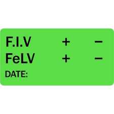 F.i.v Felv Veterinary Labels