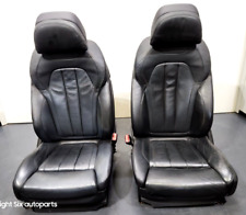  Oem Bmw F15 X5 Front Driver Passenger Comfort Heated Seats Black Leather 