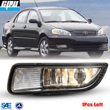 Fog Lights For 2003-2004 Toyota Corolla Bumper Driving Lamps Clear Lens Left 1pc