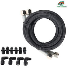 52 An6 Transmission Cooler Hose Line Fitting Nylon Braided Th350 700r4 Th400