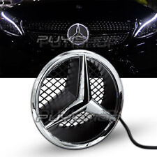 Car Led Grill Emblem Front Logo Star Light For Mercedes Benz C Glk B Class 08-14