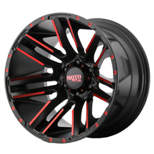 20 Inch Black Red Wheels Rims For Jeep Wrangler Jk Moto Metal Mo978 20x10