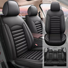 Breathable Car 5-seat Covers Pu Leather Full Set For Jeep Wrangler 2003-2017