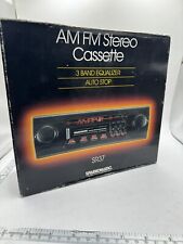 New Vintage 80s Sparkomatic 37 Amfm Car Stereo W Eq Radio Cassette Player Nos