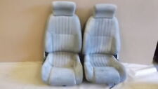 93-95 Firebird Trans Am Light Gray Cloth Seat Seats Set 0924-5