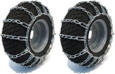 Pair 2 Link Tire Chains 16 X 6.50-8 16x6.50x8 John Deere M80368 M45604 M46119