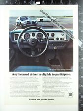 1970 Pontiac Firebird Trans Am 4 Speed Ram Air 400 Advertisement Dashboard Shot