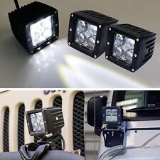 4d Projector Lens 20w Cree Led Cubic Pod Fog Lights For Truck Jeep Atv 4wd 4x4c