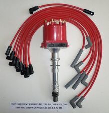 Chevy Camaro 5.0l305 5.7l350 1987-93 Efitpitbi Distributor Red Plug Wires