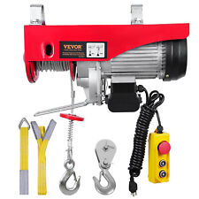 Vevor Electric Hoist 1760 Lbs Crane Winch With 14ft Wired Remote Control 110v