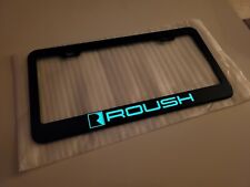 Glowing Roush Mustang Stainlese Steel License Plate Frame