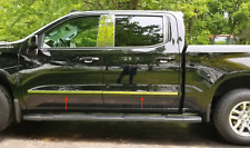 Chrome Body Side Molding For 2019-2024 Silverado Sierra Crew Cab 1 14 Set 4