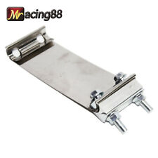1pcs 2 14 2.25 Butt Joint Band Exhaust Clamp High Quality Stainless Steel