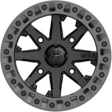 1 Wheel 16 M31 Lok2 Beadlock 16x7 4x137 Satin Black Gray 0et 112cb M31-06737