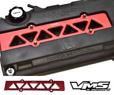 Vms Racing Valve Cover Spark Plug Wire Insert Red For 92-01 Honda Prelude H22