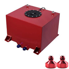 5 Gallon Aluminum Fuel Cell Gas Tank With Level Sender 2pcs Fittings Universal