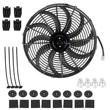 12 Inch Universal Slim Fan Push Pull Electric Radiator Cooling 12v Mount Kit