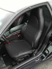 For Chevy Corvette C5 1997-2004 Black Iggee Custom Fit Full Set Seat Covers