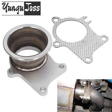 5 Bolt Flange To 3 76mm V-band Adapter Fit For T3 T4 Turbo Exhaust Down Pipe