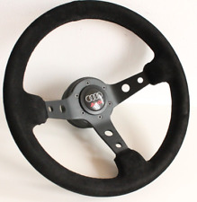 Steering Wheel Fits For Audi Suede Leather 80 90 100 B3 B4 S2 Rs2 86-96