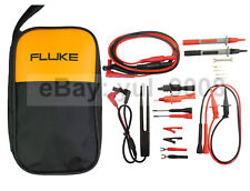 Multimeter Automotive Test Lead Kit Piercing Clip For 2mm Soft Fluke Bag