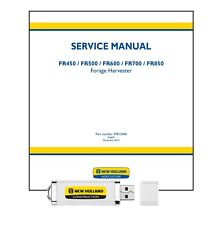 New Holland Fr450 Fr500 Fr600 Fr700 Fr850 Service Manual On Usb Stick