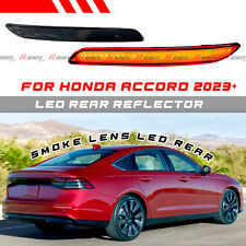 Smoked Rear Reflector Led Brake W Turn Signal Light For Honda Accord 11th 2023