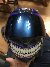 7.8 Evil Smile Venom Mouth Teeth Waterproof Decal Sticker For Motorcycle Helmet