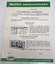 1954 Mopar Merchandiser Sales Bulletin Dodge Plymouth Chrysler Desoto