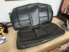 Convertible Ford Mustang Black Vinyl Leather Rear Seat 99 00 01 02 03 04
