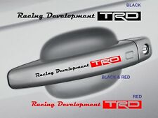 4x Trd Racing Development Tacoma Tundra Toyota Door Handle Stickers Decals
