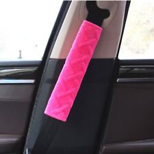 2pc Comfortable Seat Belt Covers Soft Plush Car Shoulder Pad Car Accessories