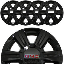 4 Black 2014 2015 2016 Gmc Terrain 17 Wheel Skins Full Rim Covers Hub Caps New